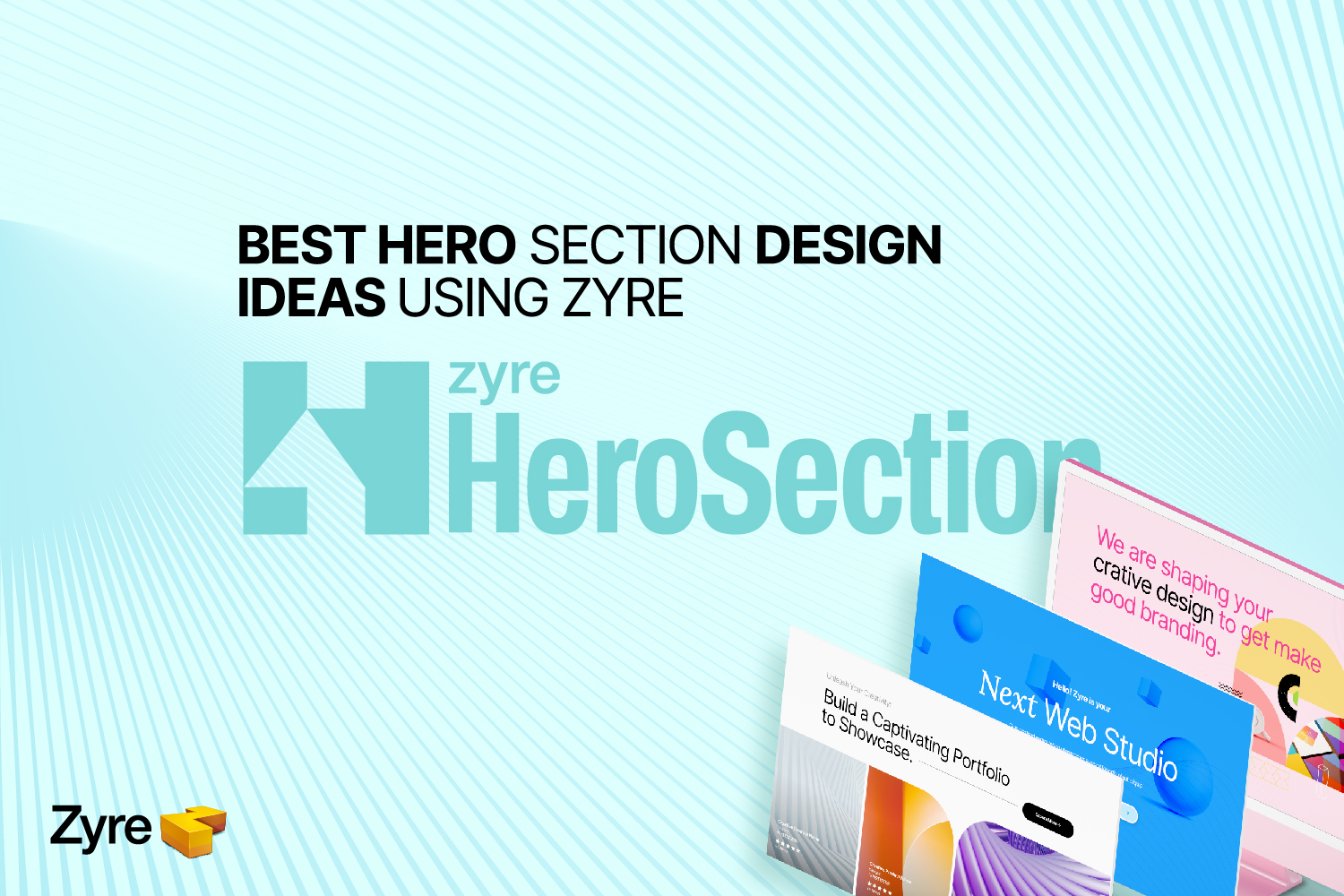 Best Hero Section Design Ideas Using Zyre Addons